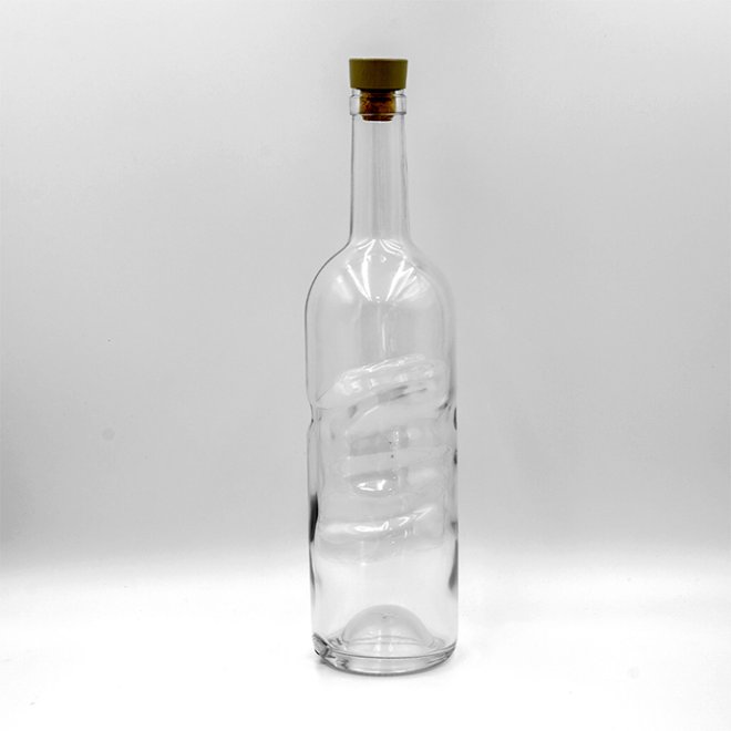 Licor Botella De Vidrio Botella De Vodka Botella De Cuello Largo