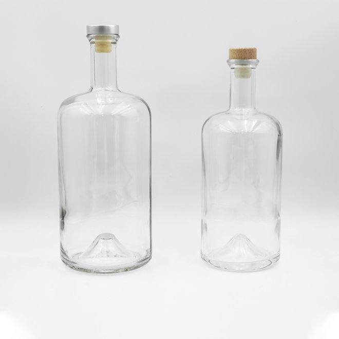 750ml Ron Vodka Whisky Licor Gin Spirit Botella de vidrio