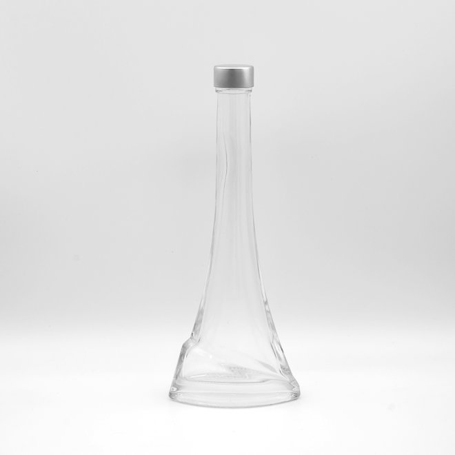 Botella de vidrio de licor de vino de fruta de ron de 200 ml