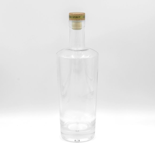 Botellas de whisky espirituosas elegantes de cristal de 500 ml