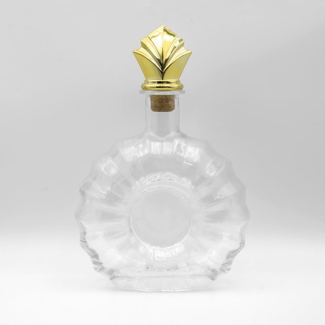 Botellas de whisky espirituosas únicas de cristal de 500 ml