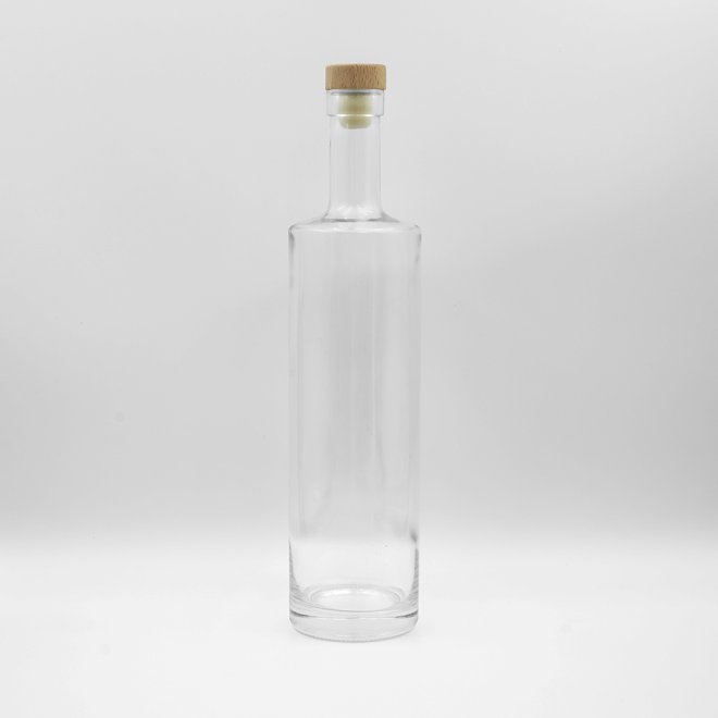 El whisky de la vodka del arreglo para requisitos particulares 750ml embotella la botella baja robusta