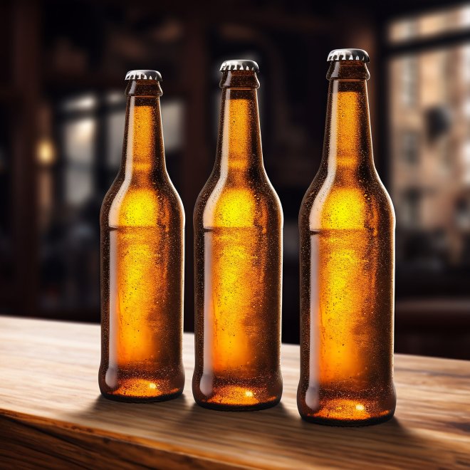 Botella De Vidrio De Cerveza