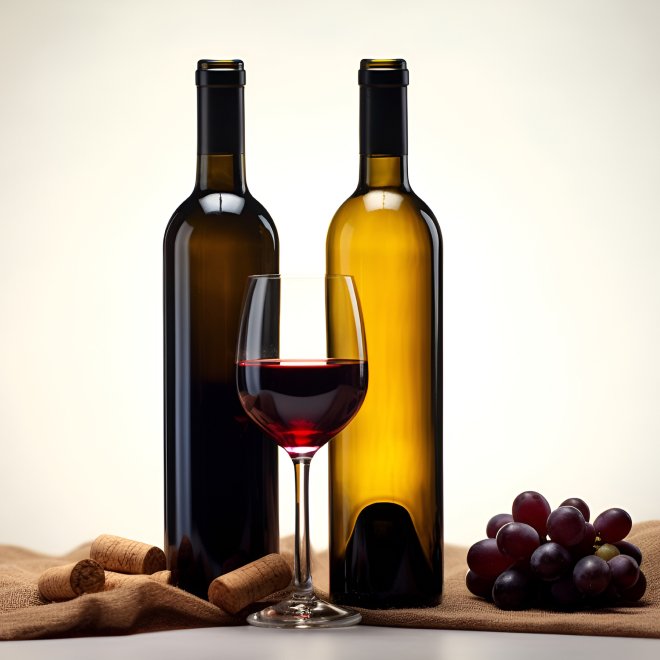 Botella De Copa De Vino