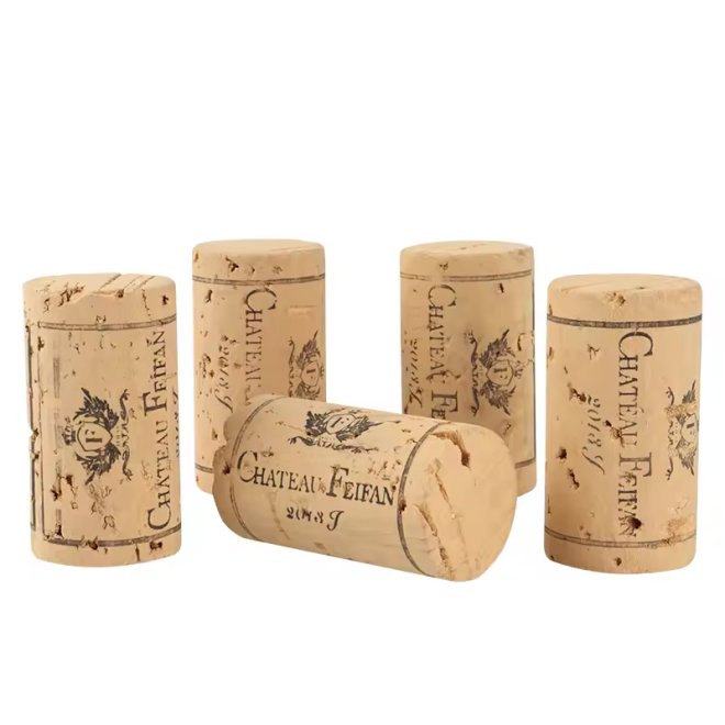 Tapón de Botella de Vino Corchos de Roble Natural