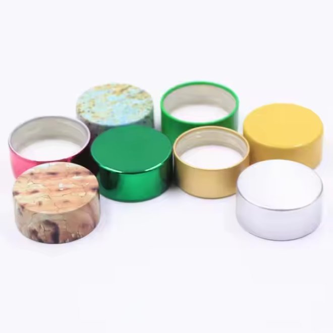 Tapón de Botella de Vidrio Personalizado con Tornillo de Varios Estilos