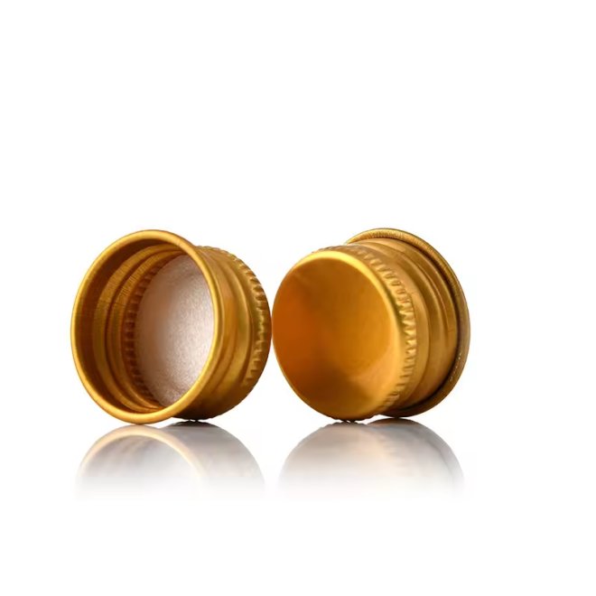 Tapón de rosca de aluminio para botella de alcohol