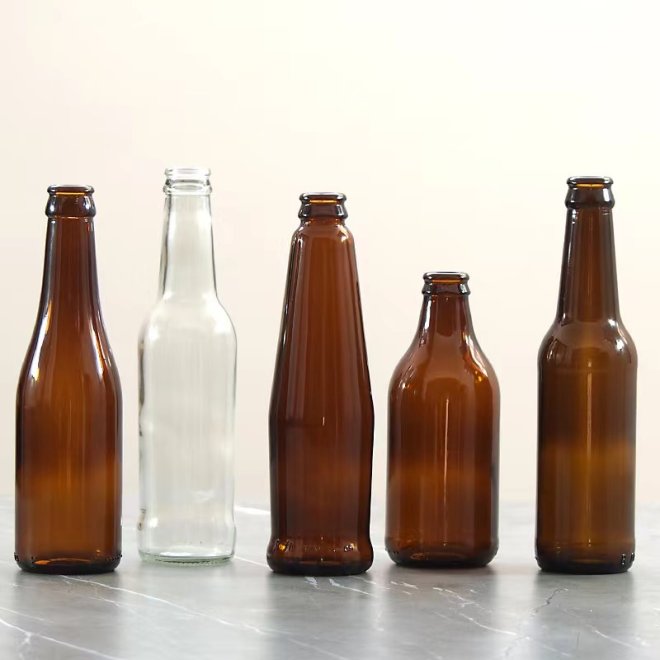 Bebida 200ml 330ml 500ml 700ml 750ml Cerveza Botella de vidrio