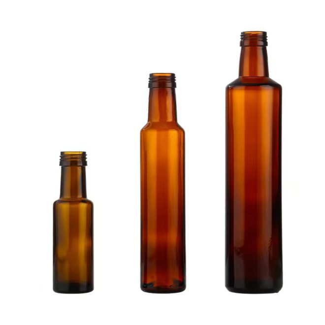 Envasado Pequeña Botella Aceite Oliva Vidrio