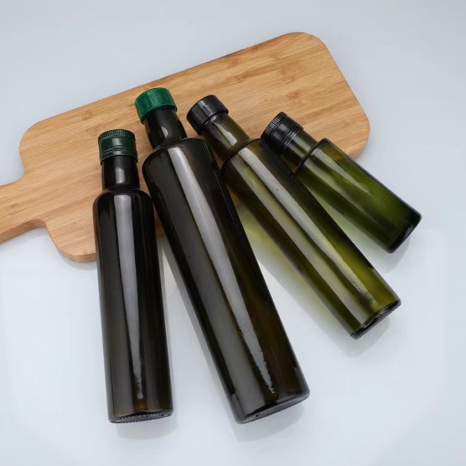 Cocina Aceite de Oliva de Lujo Botella de Vidrio 