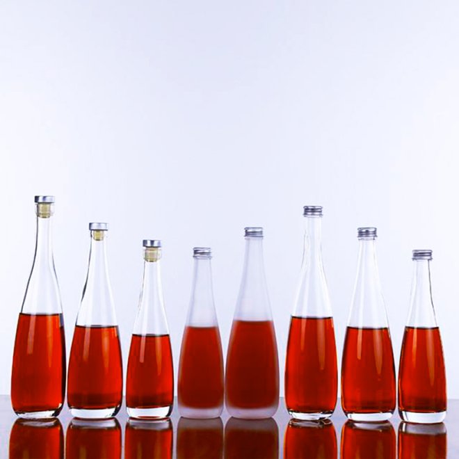 Transparente Whisky Vodka Licor Agua Impresora Botella de Vidrio