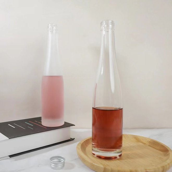 250ml 350ml 500ml Botella de cristal de agua con gas