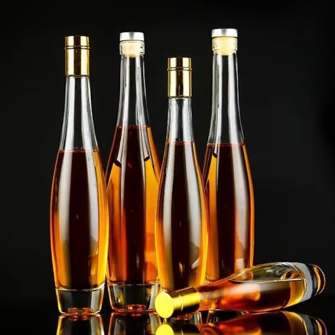 Botella de vidrio para agua potable de 750 ml con tapa