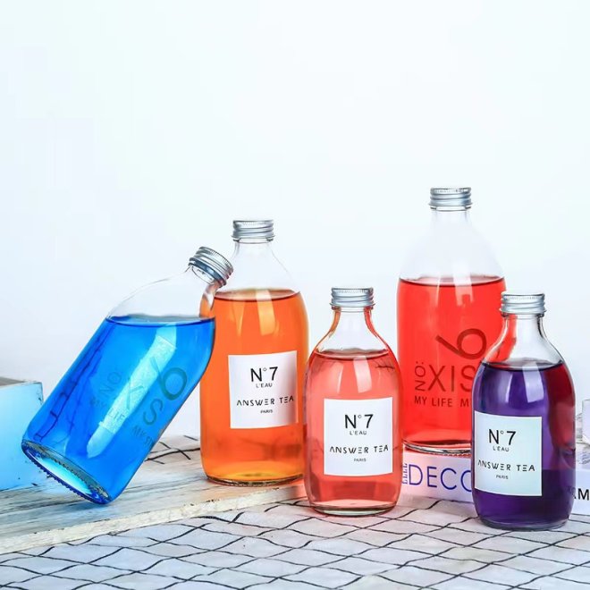 200ml 300ml 500ml Botellas De Vidrio Baratas Para Zumo