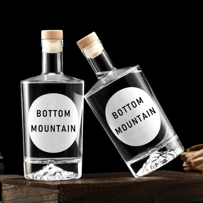 500ml 750ml 1000ml Envasado de bebidas Botella de vidrio Corcho