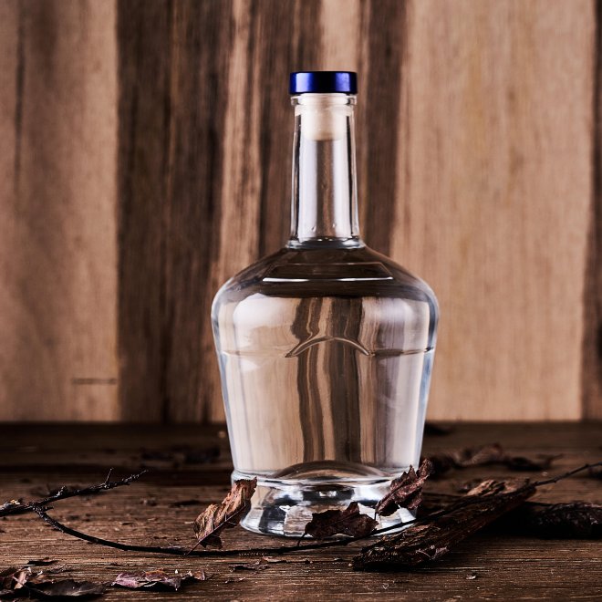 500ml 700ml 750ml Botella de vidrio vacía transparente