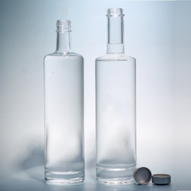 700ml 750ml Ron Vacío Whisky Vodka Espiritu Botella De Licor De Vidrio Con Corcho