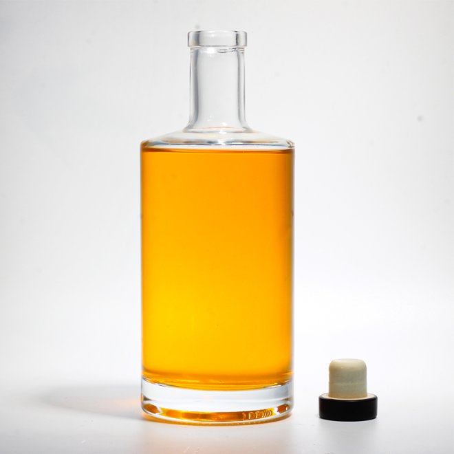 Bebida Transparente Redondo 500ml 700ml 750ml 1000ml Botella Whisky Vaso