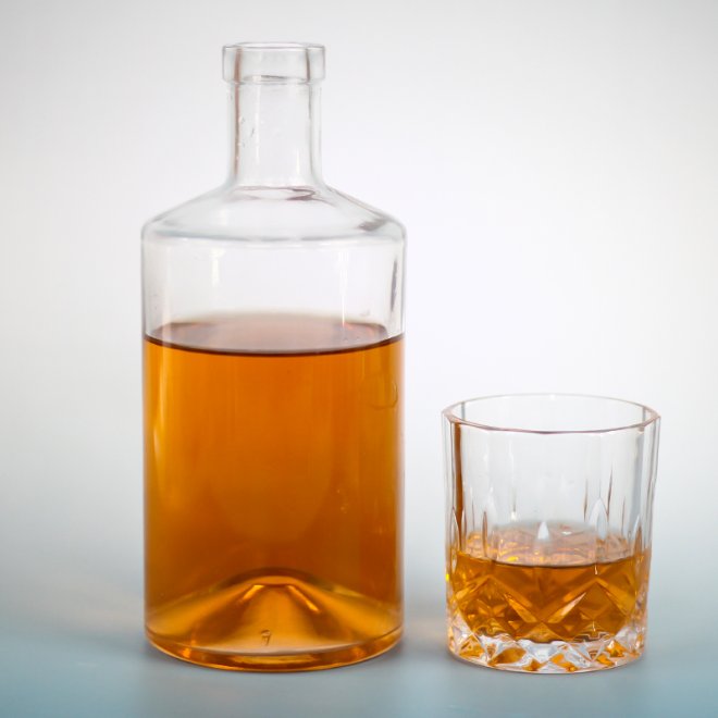 Fabricante botellas vacías personalizadas 500ml 750ml 1L Vidrio Vino