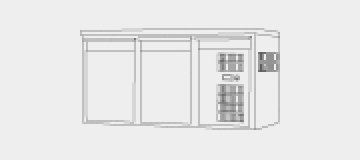 Stainless Steel Fridge/Freezer