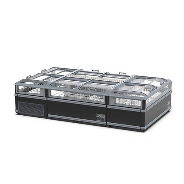 China-style Transparent Island Freezer