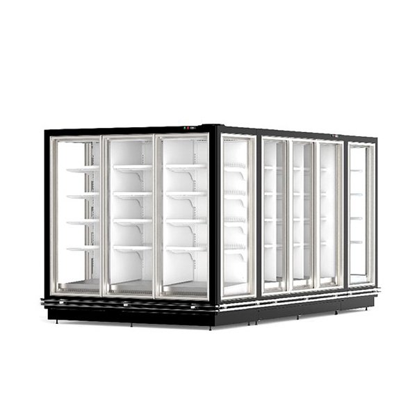Remote Glass-door Upright Freezer