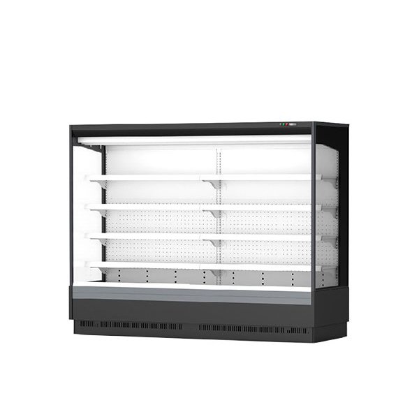 Remote Double Air Curtain Display Fridge