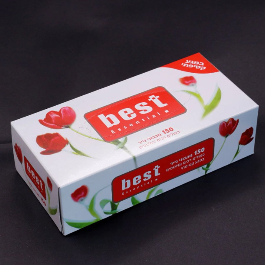 Virgin Wood & Recycled Tissue Box In Stock