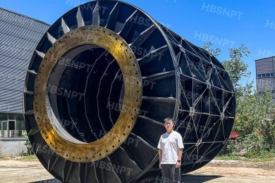 Zijin Julong Copper φ7.9×14.4m Ball Mill Trommel Screen