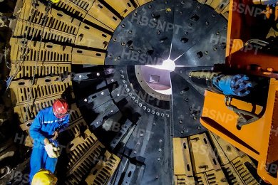 Guangxi Longzhou Aluminum Industry – Supporting CITIC HIC φ6.7m×3.6m SAG Mill Discharge End Rubber Liners; and φ5.5×9.5m Ball Mill Full Set Rubber Liners