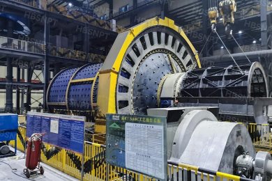 Chinalco Pulang Copper Mine φ6.7×11.75m Ball Mill Trommel Screen