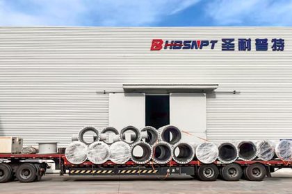 Hebei Shengnept | Shipment of Wear-Resistant Pipes for NFC's 15th Metallurgical Construction Company and Cyclone Clusters for Jinjiang Group to Indonesia