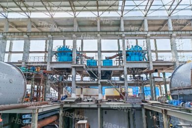 The largest φ500-14 hydrocyclone cluster and φ2.0×4.5m rotary desliming screen in the Indonesian alumina industry
