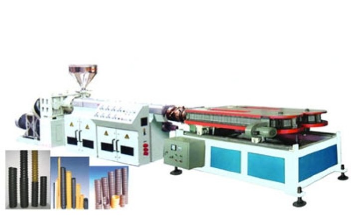 Automatic HDPE corrugated pipe manufacturing line