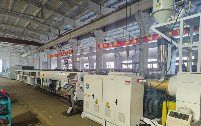 The most popular production line is Plastic pipe production line  
