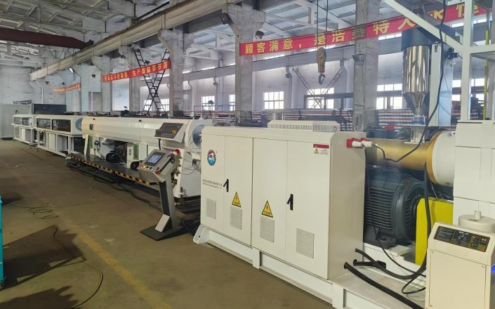 Plastic pipe production line has already transport to Turkey