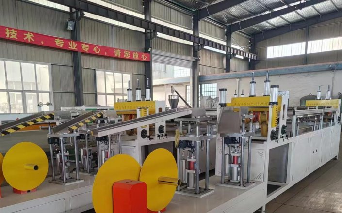 Hat brimming production line from Qingdao Haosaite Plastic Machinery