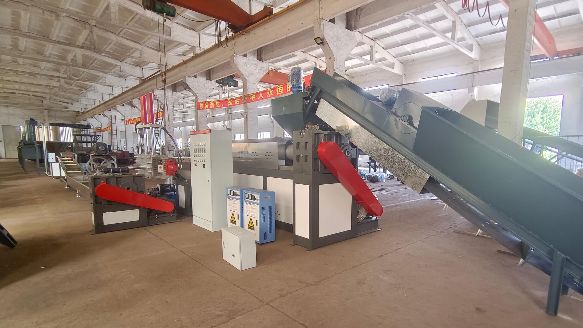 PET granulation production line