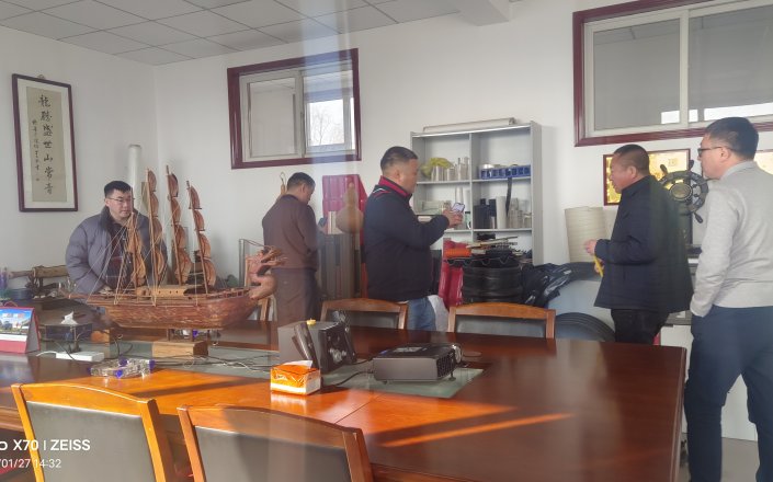 A foreign customer cooperating with us for 15 years to repurchase plastic pipe equipment