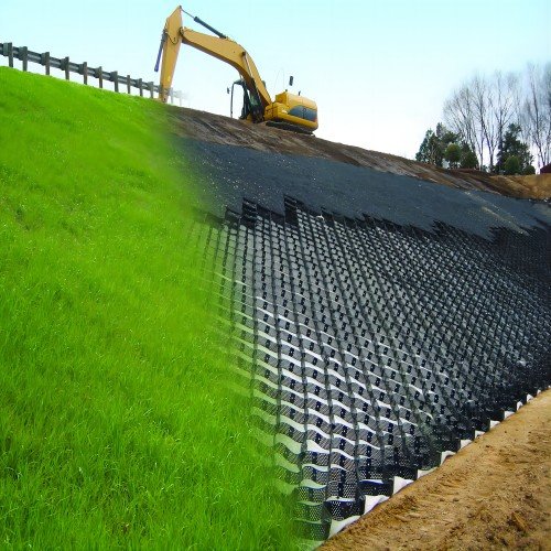 Light oxygen aging resistance HDPE Geocell