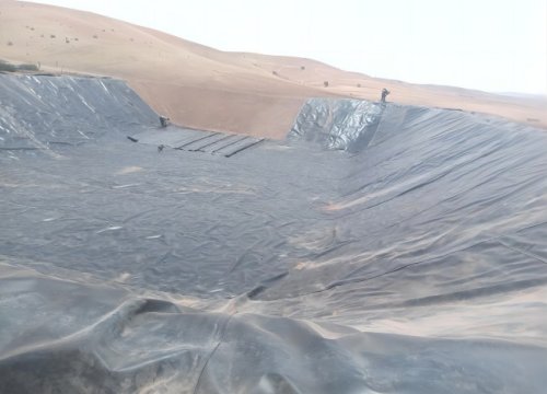 HDPE membrane liner in Peru