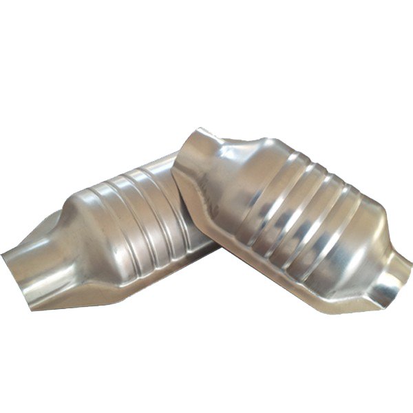 Custom metal staming deep drawing auto parts catalytic converter housing