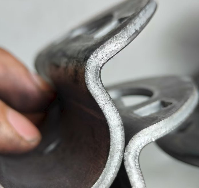 Metal stamping tear prevention guide