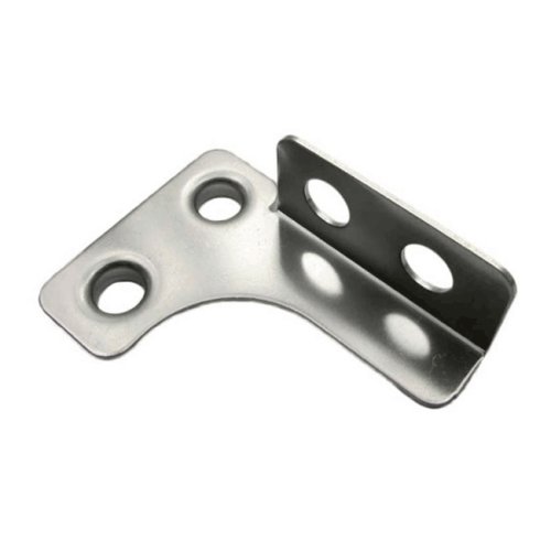 L-shaped porous fixed connection bracket | laser cutting and bending