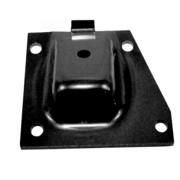 3mm carbon steel powder-coated four-hole support mounting plate