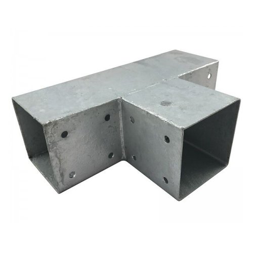 Industrial grade galvanized tee connector