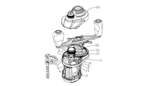 A durable and corrosion-resistant fishing reel（Patent Number：CN 218649799 U）