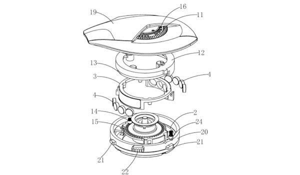 A fishing reel with a line-explosion prevention mechanism（Patent Number：CN 218073133 U）