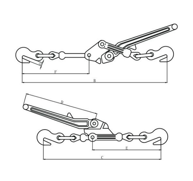 RECOILLESS CHAIN LOAD BINDER