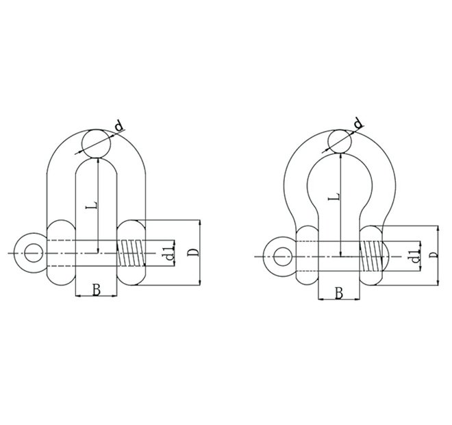 JIS TYPE SHACKLE WITHOUT COLLOR